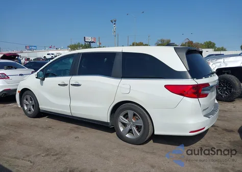 2018 Honda Odyssey Ex-L from USA, damaged, VIN 5FNRL6H7XJB032802